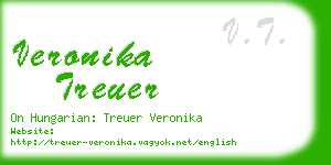 veronika treuer business card